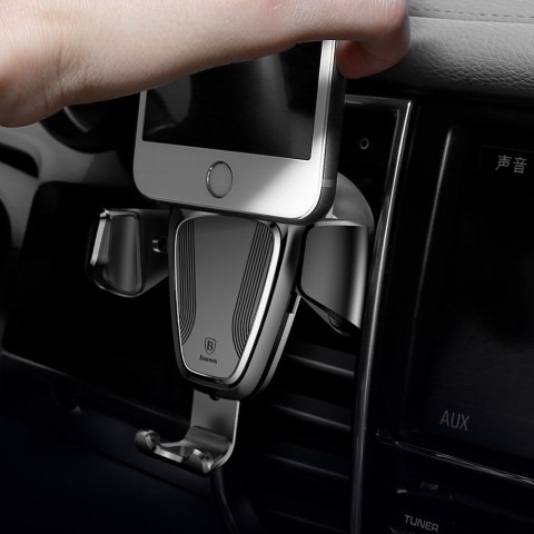 Grawitacyjny uchwyt samochodowy na kratkę nawiew 4-6'' Gravity Car Mount czarny Grawitacyjny uchwyt samochodowy na kratkę nawiew 4-6'' Gravity Car Mount czarny
