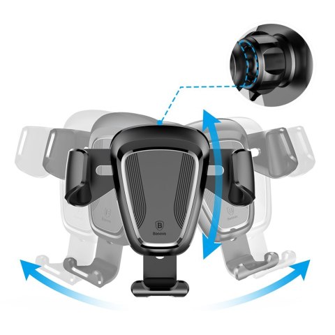 Grawitacyjny uchwyt samochodowy na kratkę nawiew 4-6'' Gravity Car Mount czarny Grawitacyjny uchwyt samochodowy na kratkę nawiew 4-6'' Gravity Car Mount czarny