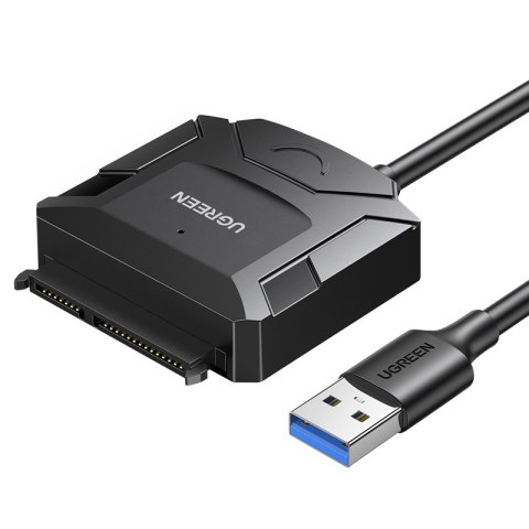 Kabel Adapter do dysku HDD i SSD SATA 2.5'' / 3.5'' USB 3.0 do 4TB - czarny Kabel Adapter do dysku HDD i SSD SATA 2.5'' / 3.5'' USB 3.0 do 4TB - czarny