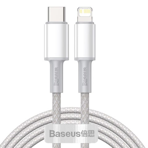 Kabel przewód do iPhone USB-C - Lightning szybkie ładowanie 20W 2m - biały Kabel przewód do iPhone USB-C - Lightning szybkie ładowanie 20W 2m - biały