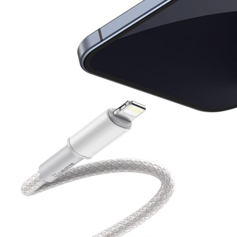 Kabel przewód do iPhone USB-C - Lightning szybkie ładowanie 20W 2m - biały Kabel przewód do iPhone USB-C - Lightning szybkie ładowanie 20W 2m - biały