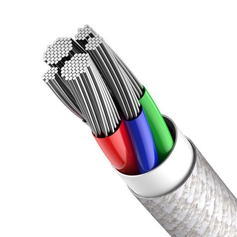 Kabel przewód do iPhone USB-C - Lightning szybkie ładowanie 20W 2m - biały Kabel przewód do iPhone USB-C - Lightning szybkie ładowanie 20W 2m - biały