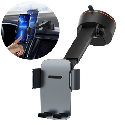 Uchwyt telefonu na kokpit kratkę Easy Control Pro szary Uchwyt telefonu na kokpit kratkę Easy Control Pro szary