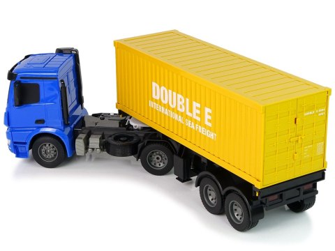 Duża Ciężarówka R/C Mercedes Arocs Niebieska 1:20 Kontener 58 cm Długości Duża Ciężarówka R/C Mercedes Arocs Niebieska 1:20 Kontener 58 cm Długości