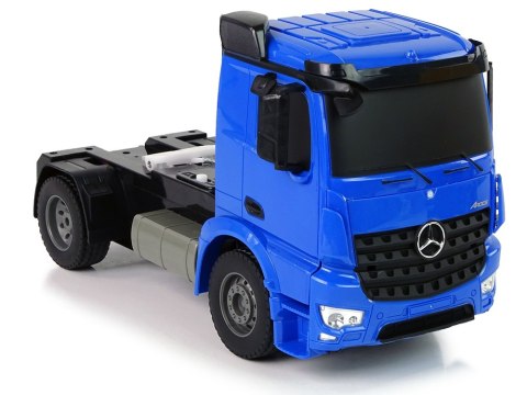 Duża Ciężarówka R/C Mercedes Arocs Niebieska 1:20 Kontener 58 cm Długości Duża Ciężarówka R/C Mercedes Arocs Niebieska 1:20 Kontener 58 cm Długości