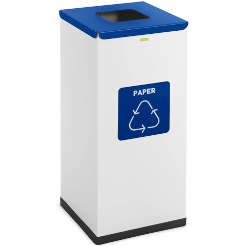 Kosz pojemnik stalowy do segregacji śmieci odpadów papieru 30.5x30.5x70cm 60L Kosz pojemnik stalowy do segregacji śmieci odpadów papieru 30.5x30.5x70cm 60L