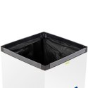 Kosz pojemnik stalowy do segregacji śmieci odpadów papieru 30.5x30.5x70cm 60L