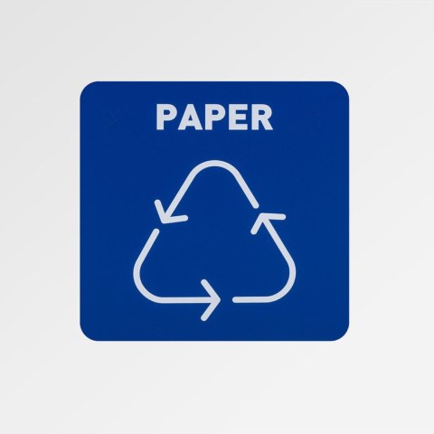Kosz pojemnik stalowy do segregacji śmieci odpadów papieru 30.5x30.5x70cm 60L Kosz pojemnik stalowy do segregacji śmieci odpadów papieru 30.5x30.5x70cm 60L