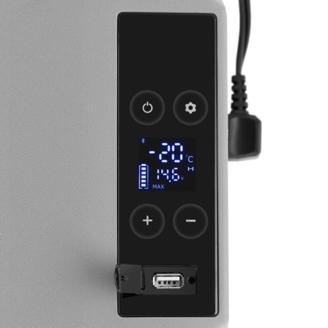 Lodówka samochodowa turystyczna na kółkach z funkcją mrożenia 12/24 V DC/AC 60 W 40 l Lodówka samochodowa turystyczna na kółkach z funkcją mrożenia 12/24 V DC/AC 60 W 40 l
