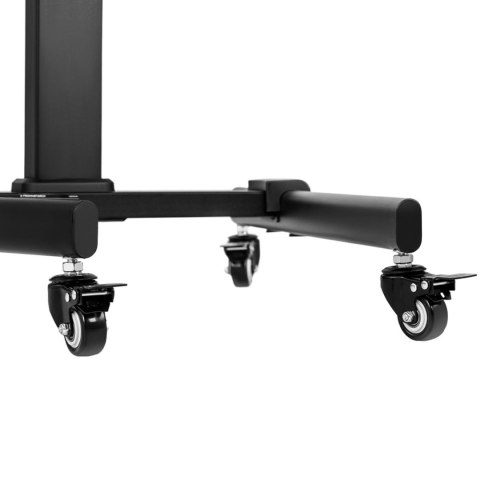 Stojak stand uchwyt na telewizor TV z półką mobilny regulowany maks. 55'' 35 kg wys. 116-151 cm Stojak stand uchwyt na telewizor TV z półką mobilny regulowany maks. 55'' 35 kg wys. 116-151 cm