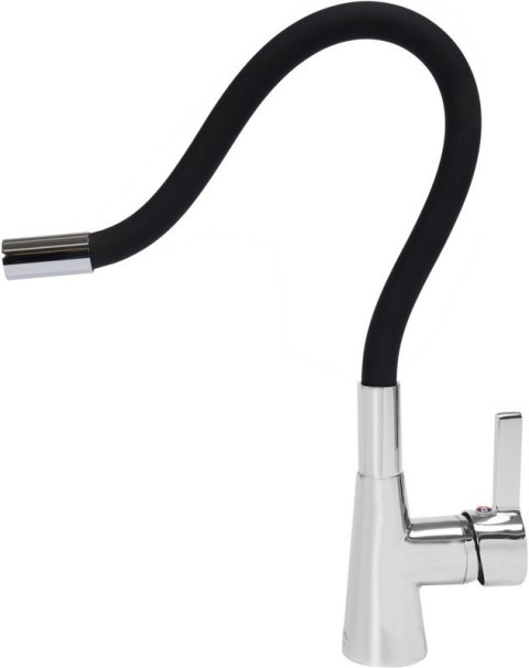 BATERIA ZLEWOZMYWAKOWA, ELASTYCZNA WYLEWKA FLEXIBLE, CZARNA BATERIA ZLEWOZMYWAKOWA, ELASTYCZNA WYLEWKA FLEXIBLE, CZARNA