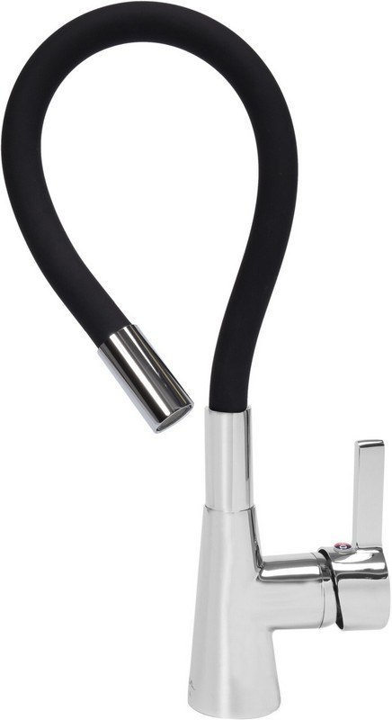 BATERIA ZLEWOZMYWAKOWA, ELASTYCZNA WYLEWKA FLEXIBLE, CZARNA BATERIA ZLEWOZMYWAKOWA, ELASTYCZNA WYLEWKA FLEXIBLE, CZARNA