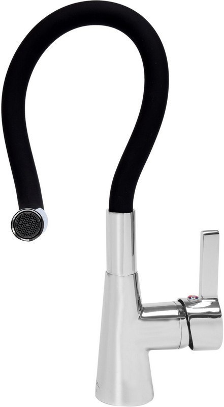 BATERIA ZLEWOZMYWAKOWA, ELASTYCZNA WYLEWKA FLEXIBLE, CZARNA BATERIA ZLEWOZMYWAKOWA, ELASTYCZNA WYLEWKA FLEXIBLE, CZARNA