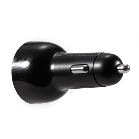 Ładowarka samochodowa do zapalniczki 3 porty USB i 2x USB-C 70W - czarna Ładowarka samochodowa do zapalniczki 3 porty USB i 2x USB-C 70W - czarna