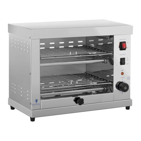 Podwójny toster opiekacz salamander 3250W Podwójny toster opiekacz salamander 3250W