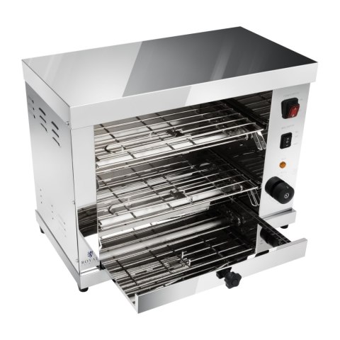 Podwójny toster opiekacz salamander 3250W Podwójny toster opiekacz salamander 3250W