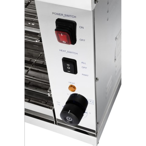 Podwójny toster opiekacz salamander 3250W Podwójny toster opiekacz salamander 3250W