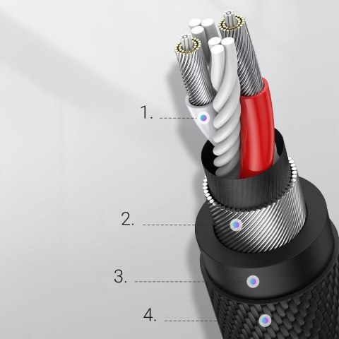 Przedłużacz do przewodu kabla AUX 3.5mm mini jack 3m Przedłużacz do przewodu kabla AUX 3.5mm mini jack 3m