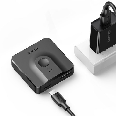 2x DisplayPort wejście do 1x DisplayPort wyjście przełącznik 4K 1080p czarny 2x DisplayPort wejście do 1x DisplayPort wyjście przełącznik 4K 1080p czarny