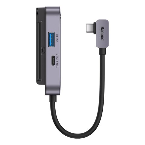 4w1 Rozdzielacz portów PadJoy HUB USB do tabletu smartfona USB-C HDMI mini jack ciemnoszary 4w1 Rozdzielacz portów PadJoy HUB USB do tabletu smartfona USB-C HDMI mini jack ciemnoszary