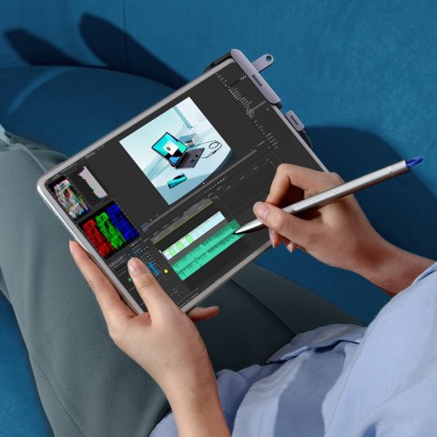 4w1 Rozdzielacz portów PadJoy HUB USB do tabletu smartfona USB-C HDMI mini jack ciemnoszary 4w1 Rozdzielacz portów PadJoy HUB USB do tabletu smartfona USB-C HDMI mini jack ciemnoszary