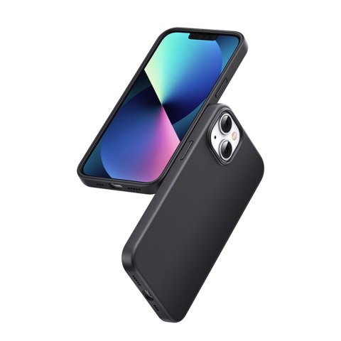 Elastyczne silikonowe etui na telefon do iPhone 14 Plus Protective Case czarny Elastyczne silikonowe etui na telefon do iPhone 14 Plus Protective Case czarny