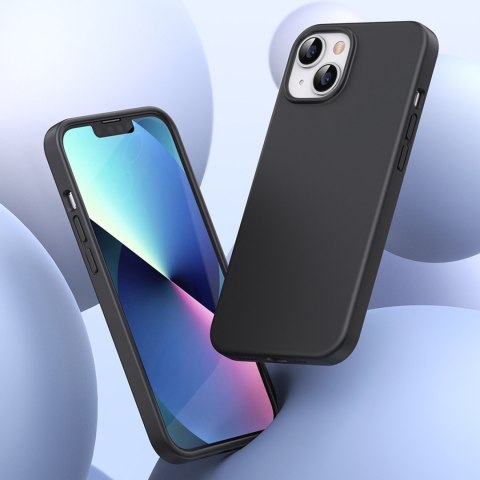 Elastyczne silikonowe etui na telefon do iPhone 14 Plus Protective Case czarny Elastyczne silikonowe etui na telefon do iPhone 14 Plus Protective Case czarny