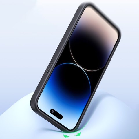 Elastyczne silikonowe etui na telefon do iPhone 14 Pro Protective Case czarny Elastyczne silikonowe etui na telefon do iPhone 14 Pro Protective Case czarny