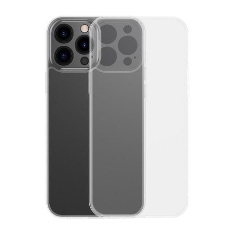 Etui pokrowiec do iPhone 13 Pro Max sztywna obudowa z żelową ramką przezroczysty Etui pokrowiec do iPhone 13 Pro Max sztywna obudowa z żelową ramką przezroczysty
