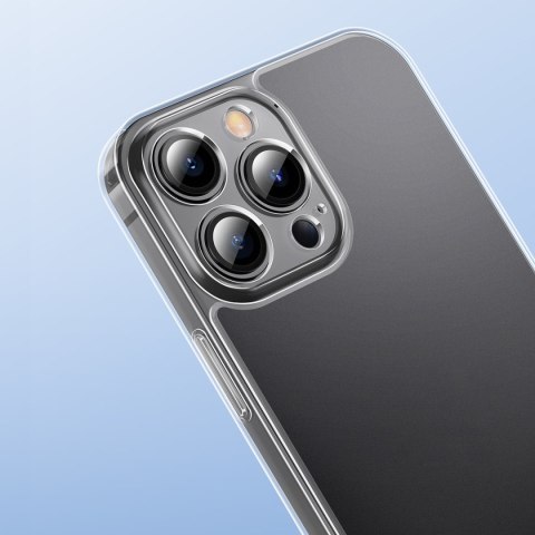Etui pokrowiec do iPhone 13 Pro Max sztywna obudowa z żelową ramką przezroczysty Etui pokrowiec do iPhone 13 Pro Max sztywna obudowa z żelową ramką przezroczysty