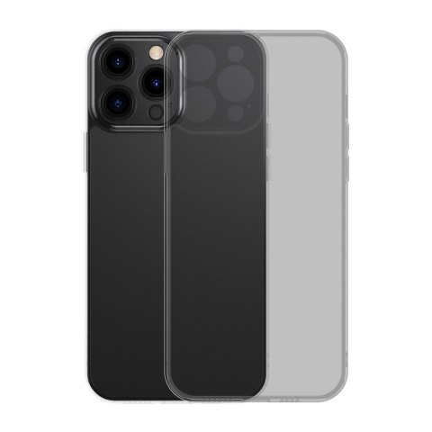 Etui pokrowiec do iPhone 13 Pro sztywna obudowa z żelową ramką czarny Etui pokrowiec do iPhone 13 Pro sztywna obudowa z żelową ramką czarny