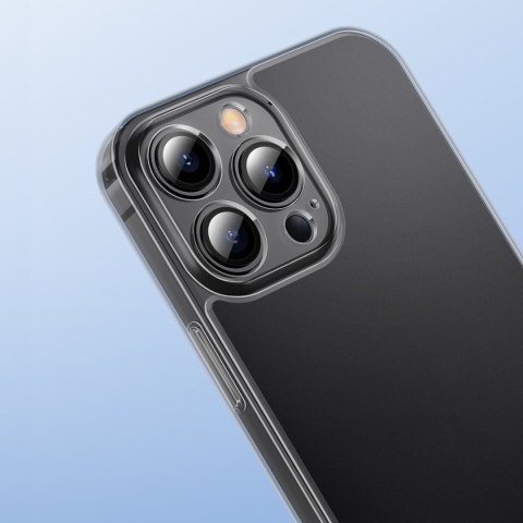 Etui pokrowiec do iPhone 13 Pro sztywna obudowa z żelową ramką czarny Etui pokrowiec do iPhone 13 Pro sztywna obudowa z żelową ramką czarny