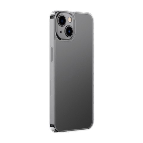 Etui pokrowiec do iPhone 13 sztywna obudowa z żelową ramką przezroczysty Etui pokrowiec do iPhone 13 sztywna obudowa z żelową ramką przezroczysty