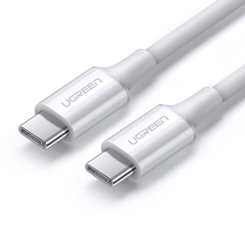 Kabel przewód USB-C 5A szybkie ładowanie PD QC 2m biały Kabel przewód USB-C 5A szybkie ładowanie PD QC 2m biały