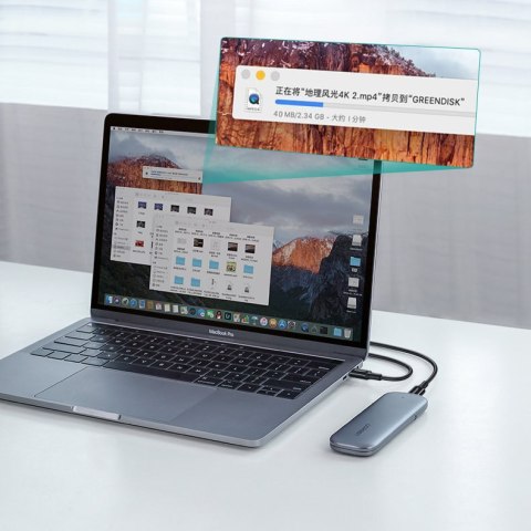 Kabel przewód USB-C 5A szybkie ładowanie PD QC 2m biały Kabel przewód USB-C 5A szybkie ładowanie PD QC 2m biały