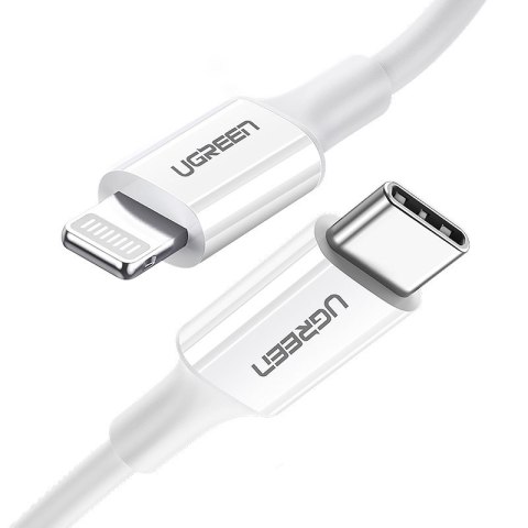 Kabel przewód do iPhone MFi USB-C - Lightning 20W 3A 1.5m biały Kabel przewód do iPhone MFi USB-C - Lightning 20W 3A 1.5m biały