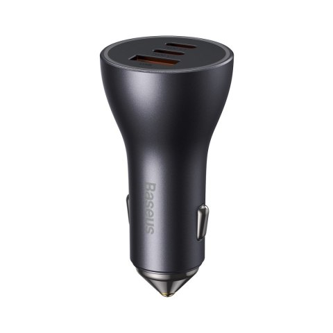 Ładowarka samochodowa Golden Contactor Pro USB + 2x USB-C 65W ciemnoszary Ładowarka samochodowa Golden Contactor Pro USB + 2x USB-C 65W ciemnoszary