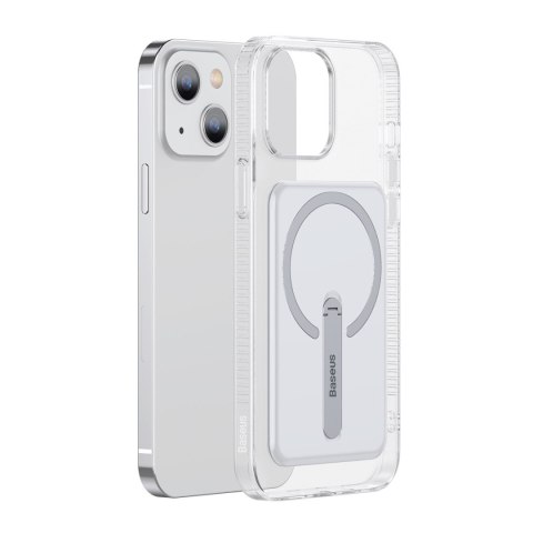 Magnetyczne etui obudowa z podstawką do iPhone 13 6.1'' 2021 przezroczysty Magnetyczne etui obudowa z podstawką do iPhone 13 6.1'' 2021 przezroczysty
