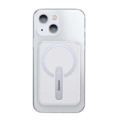 Magnetyczne etui obudowa z podstawką do iPhone 13 6.1'' 2021 przezroczysty Magnetyczne etui obudowa z podstawką do iPhone 13 6.1'' 2021 przezroczysty