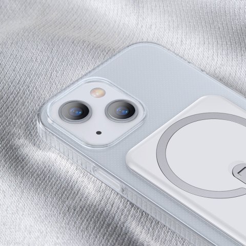 Magnetyczne etui obudowa z podstawką do iPhone 13 6.1'' 2021 przezroczysty Magnetyczne etui obudowa z podstawką do iPhone 13 6.1'' 2021 przezroczysty