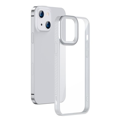 Pancerne odporne etui do iPhone 13 z żelową ramką szary Pancerne odporne etui do iPhone 13 z żelową ramką szary