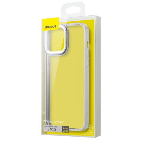 Pancerne odporne etui do iPhone 13 z żelową ramką szary Pancerne odporne etui do iPhone 13 z żelową ramką szary