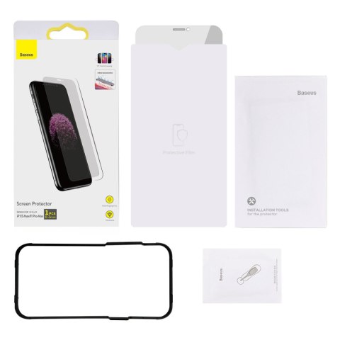 Szkło hartowane do iPhone 11 Pro Max / iPhone XS Max + pozycjoner montażowy Szkło hartowane do iPhone 11 Pro Max / iPhone XS Max + pozycjoner montażowy