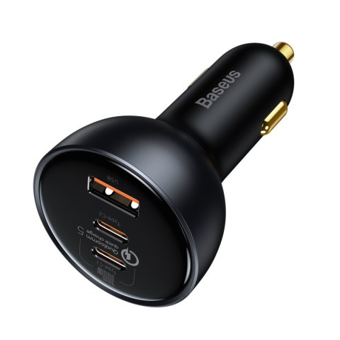 Szybka ładowarka samochodowa USB USB-C 160W PPS Quick Charge 5 PD szary Szybka ładowarka samochodowa USB USB-C 160W PPS Quick Charge 5 PD szary