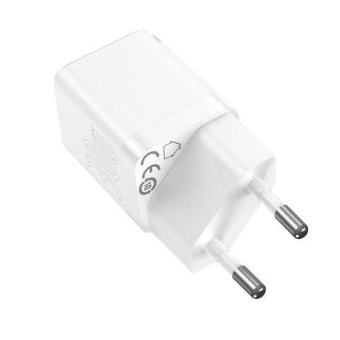 Szybka ładowarka sieciowa GaN3 do kabla USB-C 30W biały Szybka ładowarka sieciowa GaN3 do kabla USB-C 30W biały