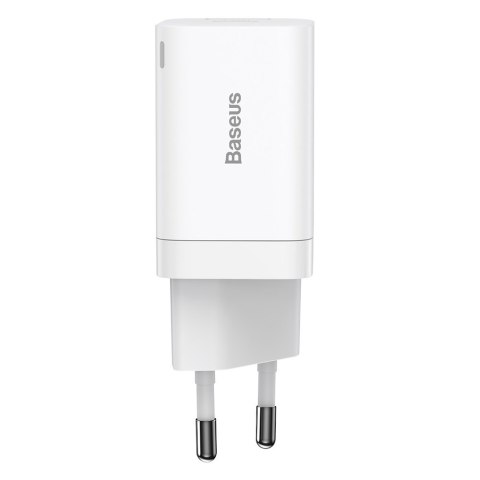 Szybka ładowarka sieciowa USB USB-C 30W PD QC Super Si Pro biały Szybka ładowarka sieciowa USB USB-C 30W PD QC Super Si Pro biały