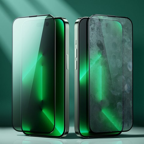 Zielone szkło hartowane do iPhone 14 Pro Max z filtrem Anti Blue Light na cały ekran Knight Zielone szkło hartowane do iPhone 14 Pro Max z filtrem Anti Blue Light na cały ekran Knight