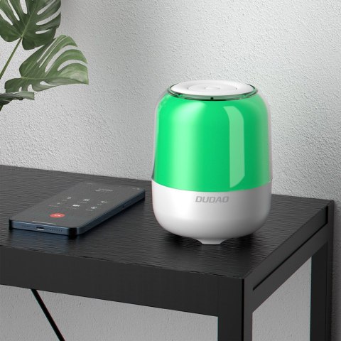Głośnik bezprzewodowy Bluetooth 5.0 5W z podświetleniem RGB biały Głośnik bezprzewodowy Bluetooth 5.0 5W z podświetleniem RGB biały