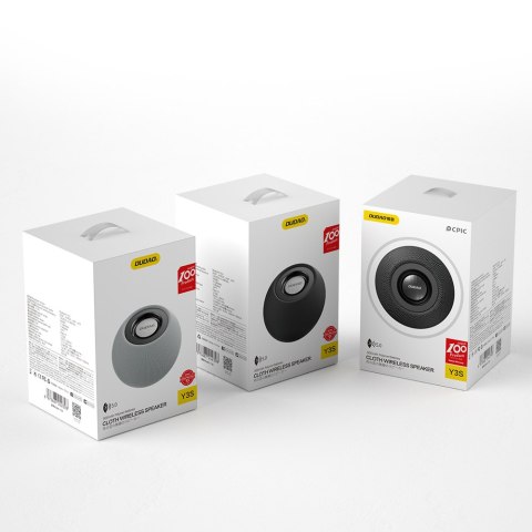 Głośnik bezprzewodowy Bluetooth 5.0 AUX czytnik kart TF SD 3W 500mAh szary Głośnik bezprzewodowy Bluetooth 5.0 AUX czytnik kart TF SD 3W 500mAh szary