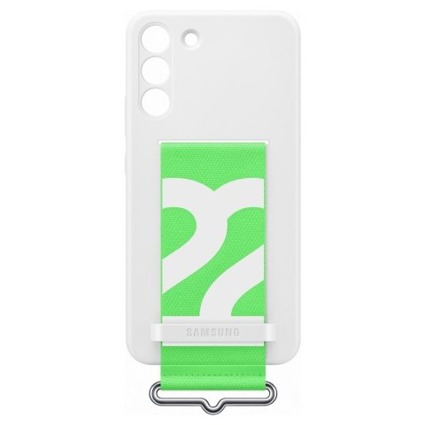 Gumowe silikonowe etui pokrowiec do Galaxy S22+ Silicone Cover biały Gumowe silikonowe etui pokrowiec do Galaxy S22+ Silicone Cover biały